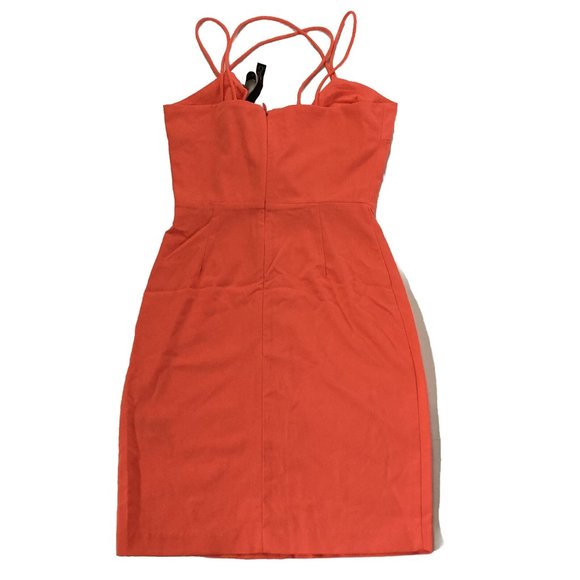 AQ/AQ Orange Mini Dress - Picture 6 of 10